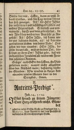 43-45, Jesus sprach zu seinen Juengern ...