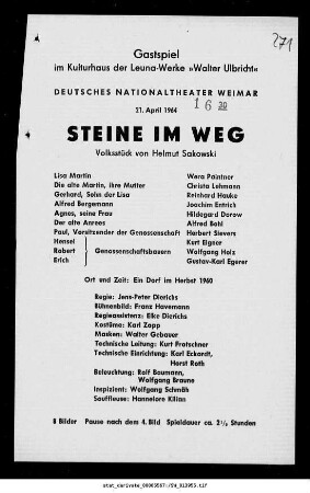 Steine im Weg