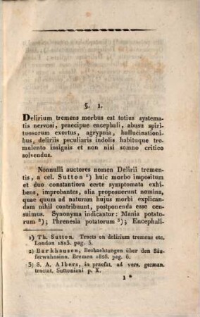 De delirii trementis pathologia : Diss. inaug. med.