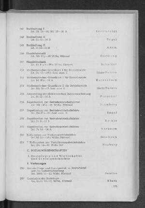 C. Sozialwissenschaften