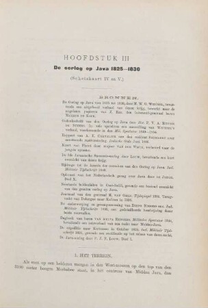 De oorlag op Java 1825 - 1830