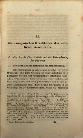 Die Frauenzimmerkrankheiten nach den neuesten Ansichten und Erfahrungen zum Unterricht für praktische Aerzte, 2,2