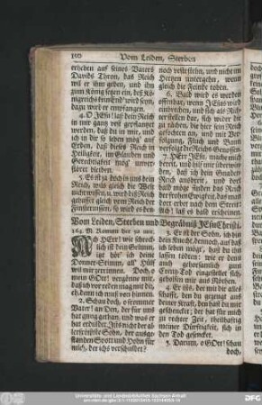 Vom Leiden, Sterben und Begräbniß Jesu Christi.