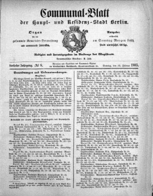 1865,8: No. 8, 19. Februar 1865