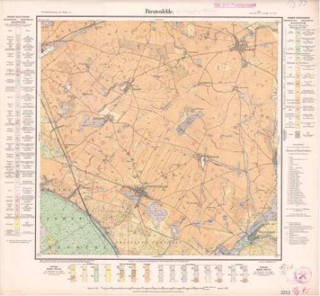 Grad-Abtheilung 46, Blatt 14 [Neue Nr. 3253]: Fürstenfelde : geologische Karte