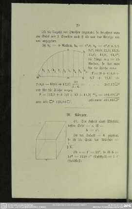 III. Körper
