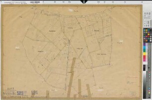 Lette (Coesfeld), Flurbereinigung Lette II, Bl.3 Zuteilungskarte Lette Flur 3