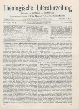 169-170 [Rezension] Landsberger, Benno, Der kultische Kalender der Babylonier und Assyrer. 1. Hälfte