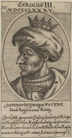 Bildnis des Carolus III.