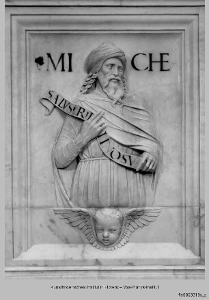 Wanddekoration der Cappella Badoer-Giustinian : Propheten : Micha