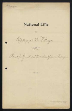 Nationalliste