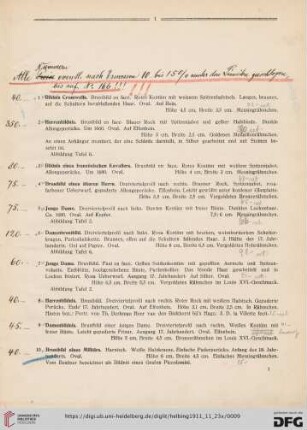 Auktionate (Nr. 1-237)