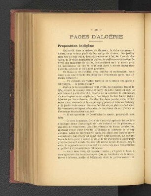 Pages d'Algérie.