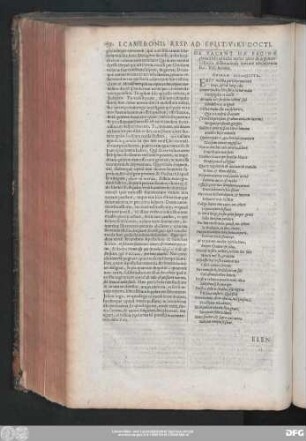 Ne Vacent Hae Paginae placuit hîc adscribi versus quos de argumento huius differtationis ineunte adolescentia feci. Ii sic habent.