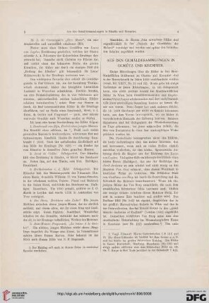 Aus den Gemäldesammlungen in Olmütz und Kremsier