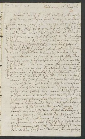 Brief an Lea Mendelssohn Bartholdy und Felix Mendelssohn Bartholdy : 30.06.1826