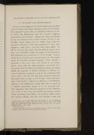 6. The Gentile's grave levitical impurity.