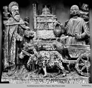 Szenen aus dem Leben des Heiligen Julius : Der Heilige Julius zähmt einen Wolf