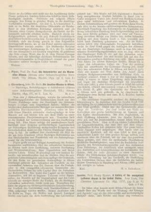 187-188 [Rezension] Ehrenberg, Rich., Die Jesuiten-Mission in Altona. - Nachträge, Berichtigungen und Schlußwort