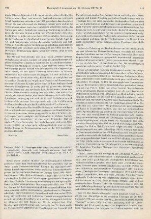 909-911 [Rezension] Ericksen, Robert P., Theologen unter Hitler