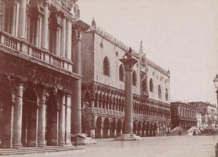 Die Mole ("Il Molo") mit Dogenpalast in Venedig