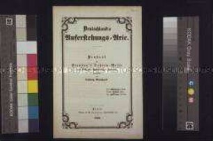 Flugschrift: Deutschlands Auferstehungs-Arie. Patriotisches Gedicht von Ludwig Reinhard; undatiert