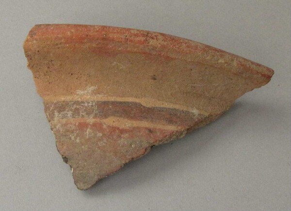 Clay shard of a vessel