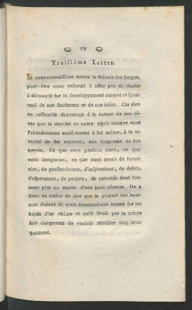 Troisième Lettre