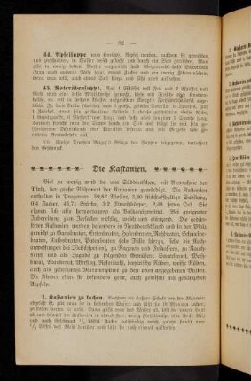 32-33, Die Kastanien