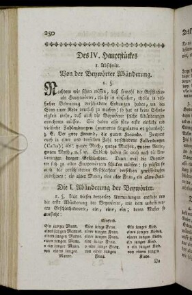 Des IV. Hauptstückes [...]