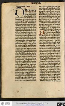 Incipit liber Tobie. Capitulum I.