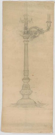 Thiersch, August ; München - Schwabing; Kath. Pfarrkirche St. Ursula - Leuchter (Teilansicht)