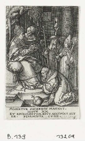 Tod und der Papst, Blatt 5 der Folge "Macht des Todes"