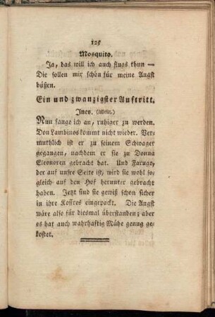Ein und zwanzigster Auftritt. Ines. [...]