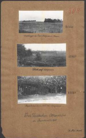Waldlager bei Craix Maligneaux/Somme