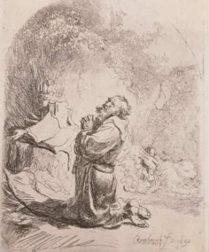 Der heilige Hieronymus im Gebet