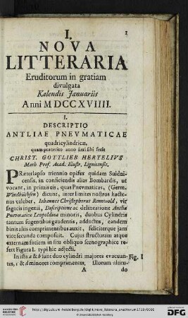 [I. Kalendis Januariis – II. Idibus Ianuariis]