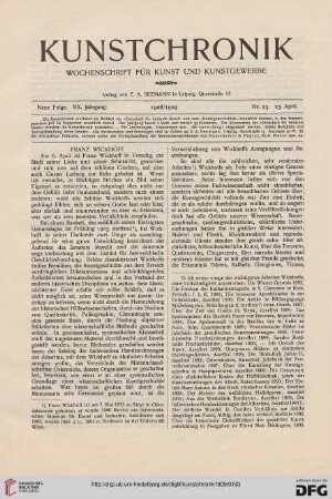 Heft 23 (23. April 1909)