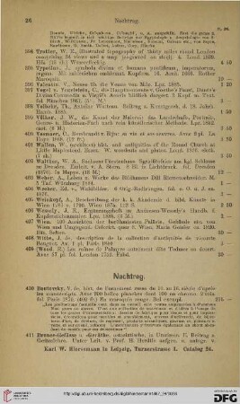 Nachtrag (Nr. 410 - 459)