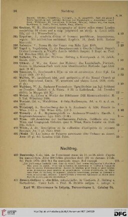 Nachtrag (Nr. 410 - 459)