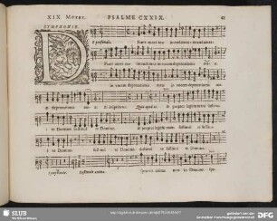 XIX. De profundis clamavi ad te Domine