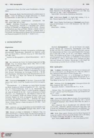 V. Ikonographie
