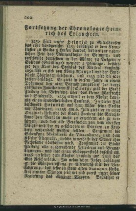 Fortsetzung der Chronologie Heinrichs des Erlauchten