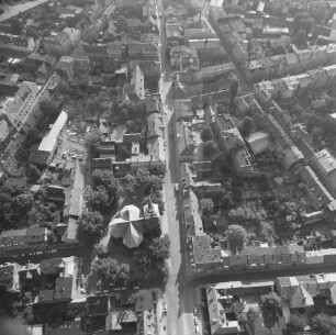 Puschkinstraße in Schwerin-Schelfstadt : Blickrichtung Süden