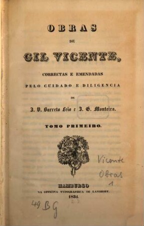 Obras de Gil Vicente, 1
