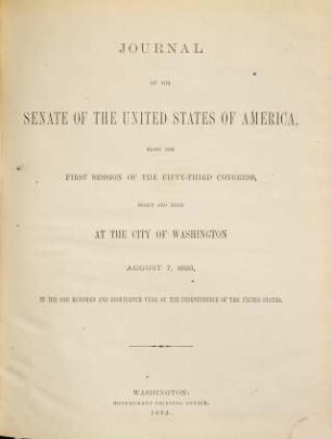Senate documents. [445.] 1893 = Congress 53, Sess. 1