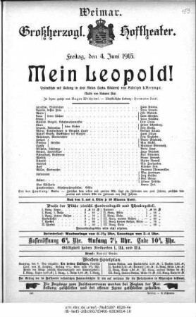 Mein Leopold!