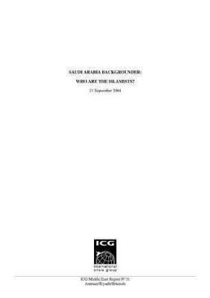 Saudi Arabia backgrounder : who are the Islamists?