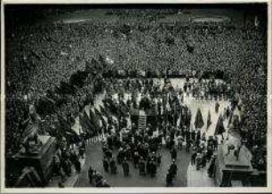Wahlkundgebung der Eisernen Front für Hindenburg zur Reichspräsidentenwahl