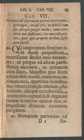 Cap. VII. Ut anioma ad supremam pacem interiorem ...